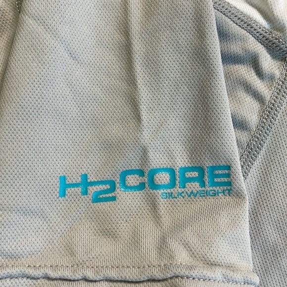 NRS Women’s H2Core Silkweight Grey and White long Sleeve Shirt, size large - Picture 4 of 10